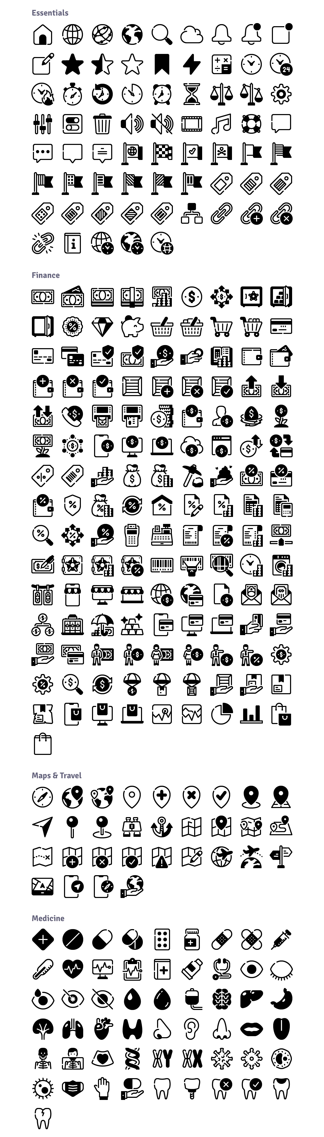 infinity Ink icons